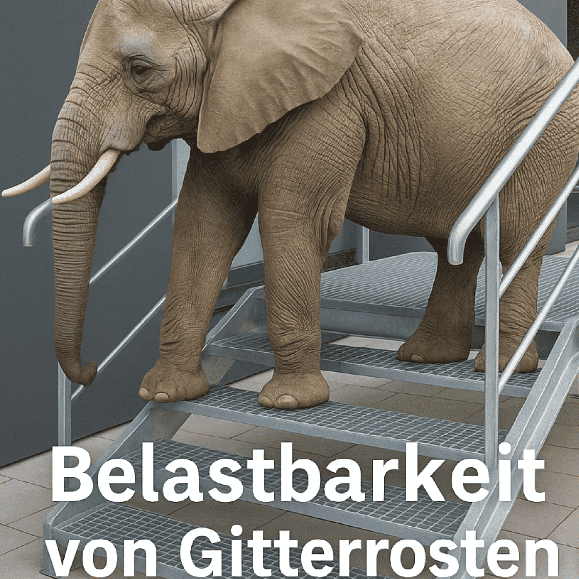 Belastbarkeit von Gitterrosten & Gitterroststufen: Punktlast und Flächenlast einfach erklärt