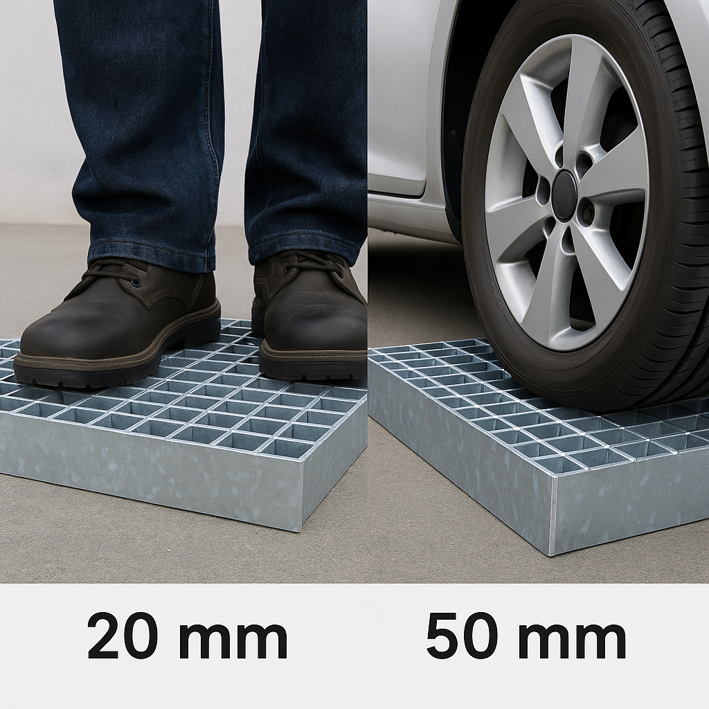 Wie belastbar ist ein Gitterrost? Welche Tragfähigkeit hat ein Gitterrost?