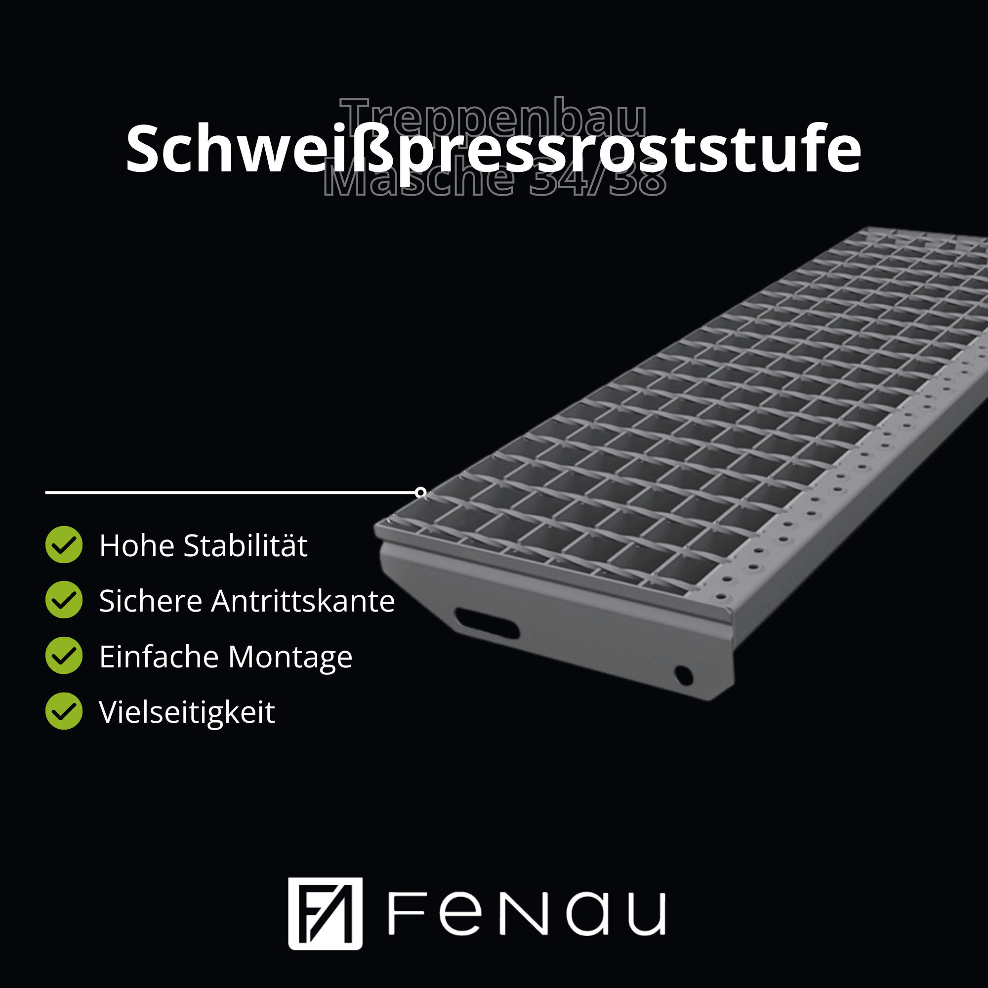 Schweißpressroststufen