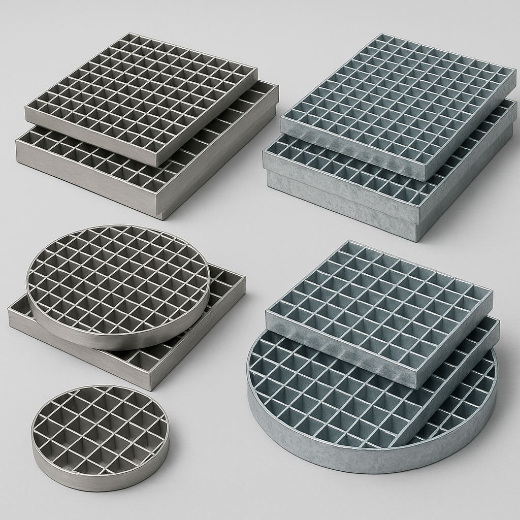 Gitterroste im Überblick: Pressroste, Vollroste, Edelstahlroste & Schweißpressroste